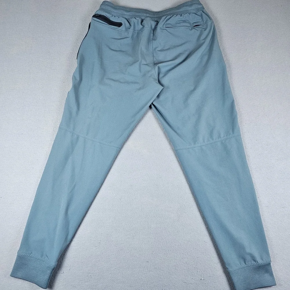 Under Armour Sportstyle Elite Jogger Pants Mens Large Blue Fitted Zip Pockets
